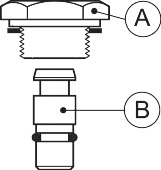 Danfoss ICM / ICS / ICLX accessories, PM and ICS Blanking plug A+B