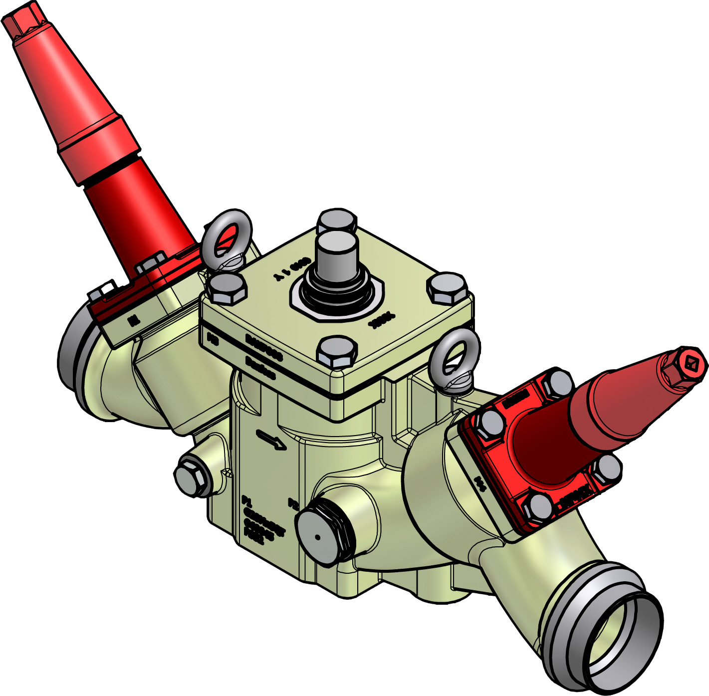 Danfoss Valve station, ICF 65-3-43MB, 65 mm