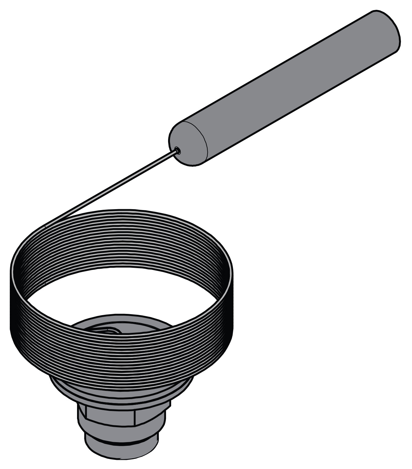 Danfoss Element for expansion valve, 35 °C - 65 °C, TEAT 85; TEAT 20
