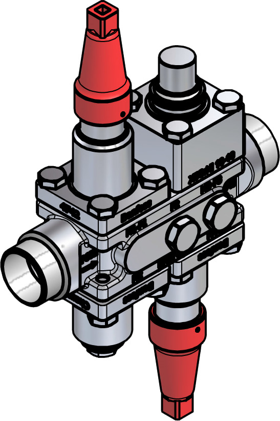 Danfoss Valve station, ICF SS 20-4-14MC, 32 mm