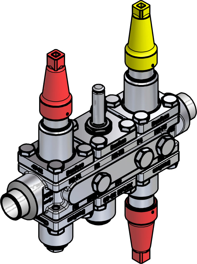 Danfoss Valve station, ICF SS 20-6-3RA, 25 mm