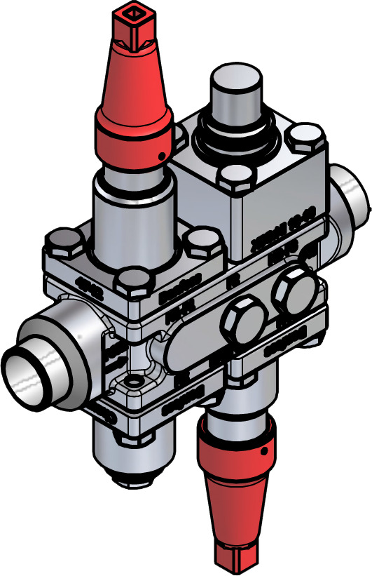 Danfoss Valve station, ICF SS 20-4-14MB, 25 mm