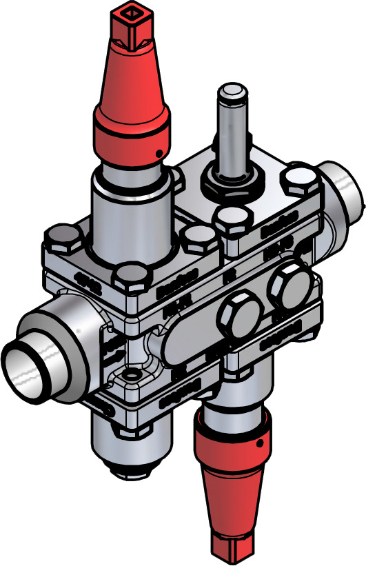 Danfoss Valve station, ICF SS 20-4-9, 25 mm