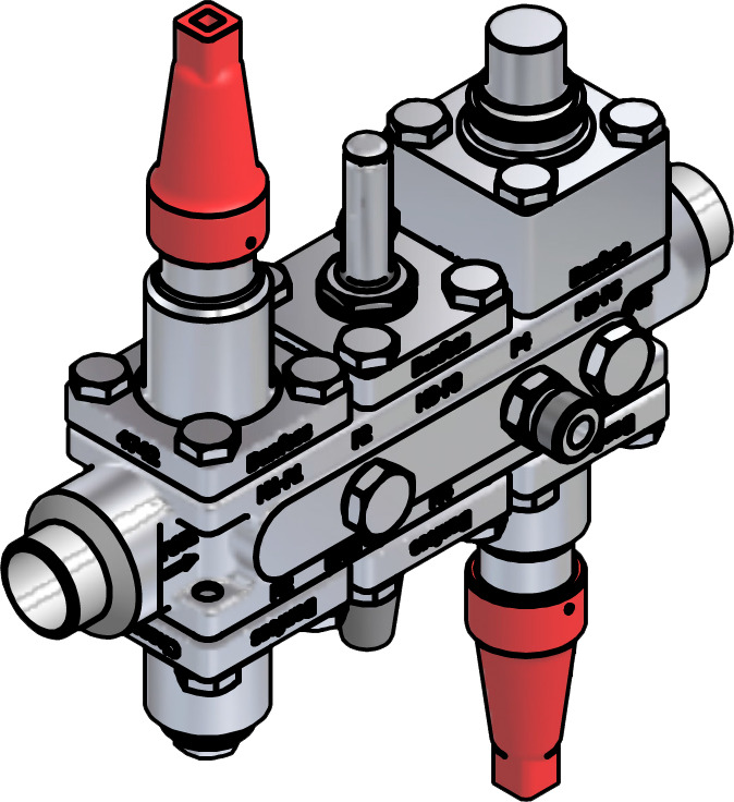 Danfoss Valve station, ICF SS 20-6-5MA, 25 mm