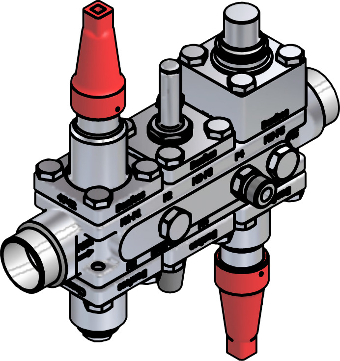 Danfoss Valve station, ICF SS 20-6-5MC, 32 mm