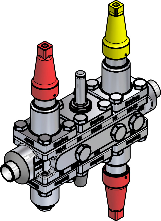 Danfoss Valve station, ICF SS 20-6-1RA, 20 mm