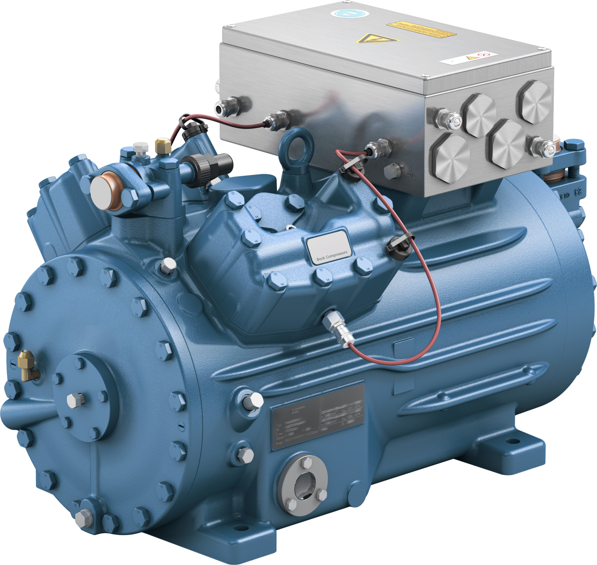 Danfoss BOCK, EX-HG44e/475-4 HC, Semi-hermetic ATEX