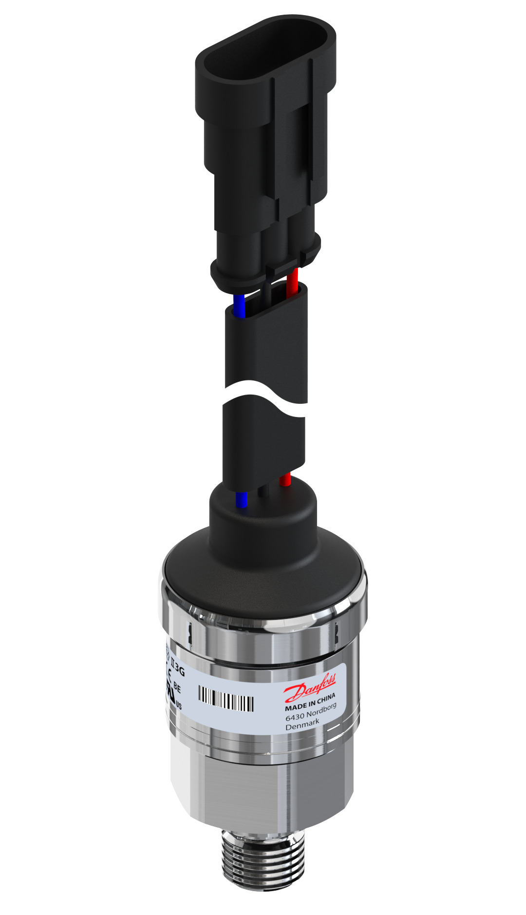Danfoss Pressure transmitter, MBS 3050, 0 bar - 350 bar, 0 psi - 5075 psi MBS 3050-CA3C-A8GB04-2