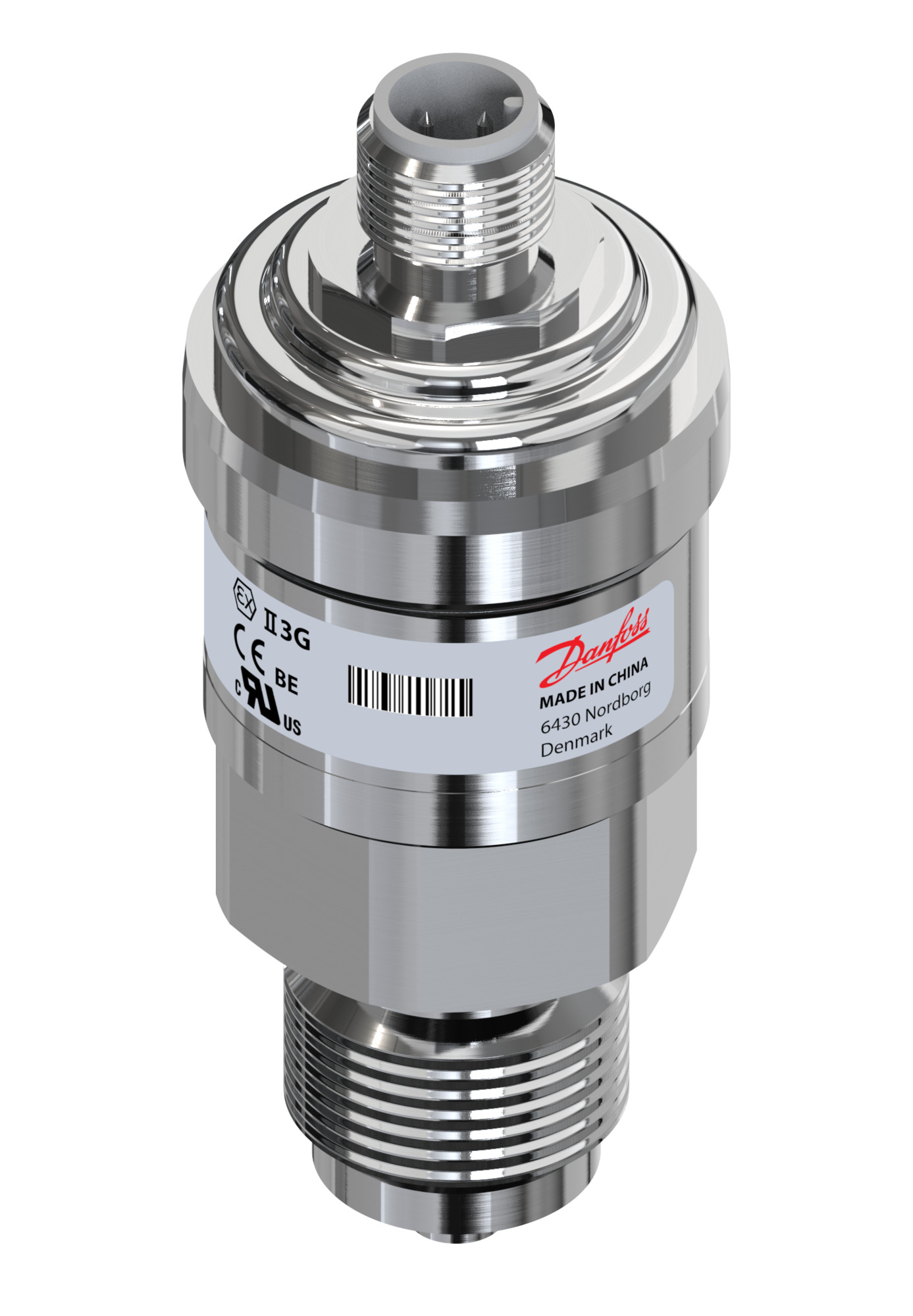 Danfoss Pressure transmitter, MBS 3000, 0 bar - 25 bar, 0 psi - 362.5 psi MBS 3000-2431-E3AB08-0