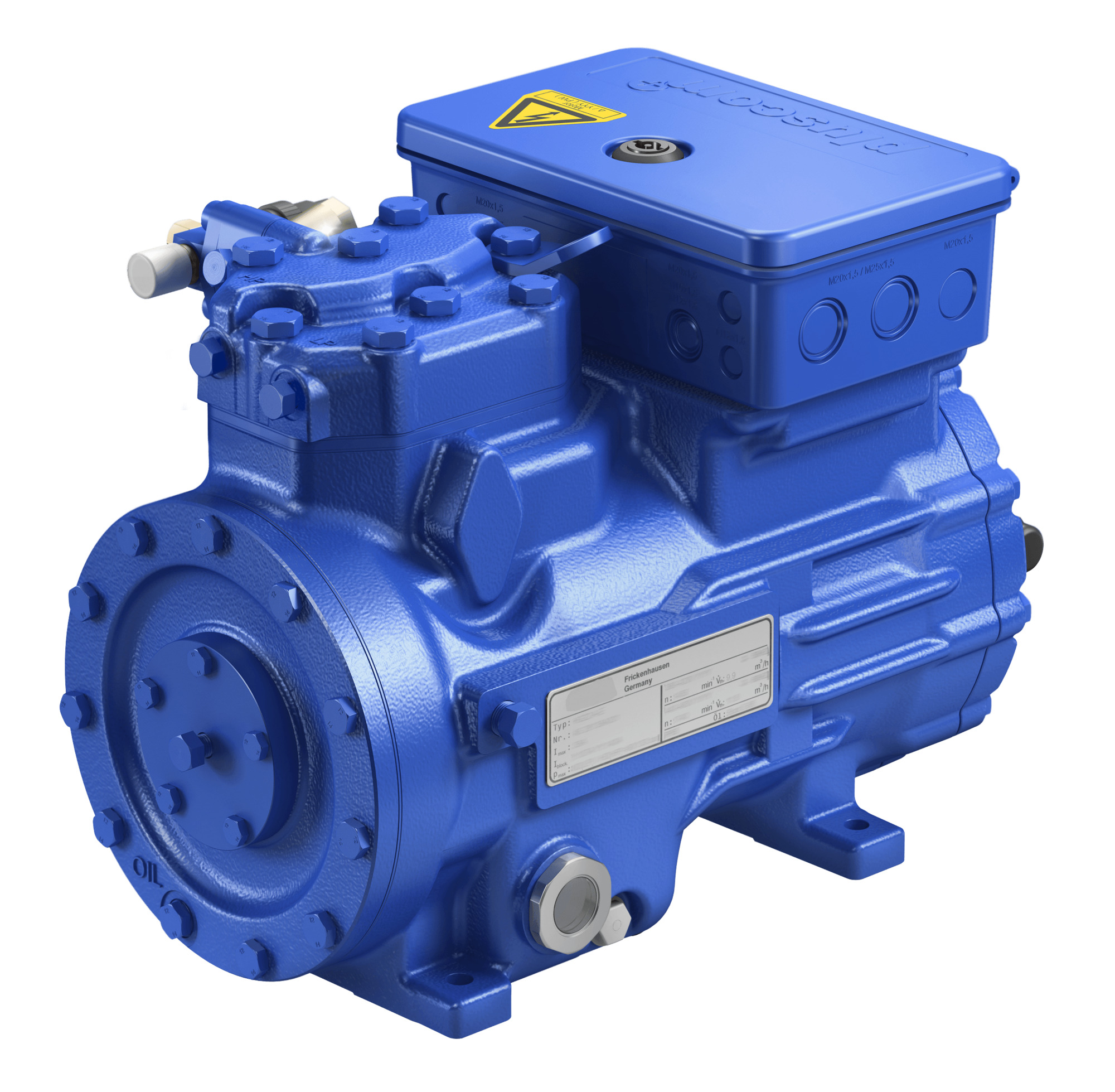 Danfoss BOCK, HG12P/110-4 S, Semi-hermetic suction gas cooled