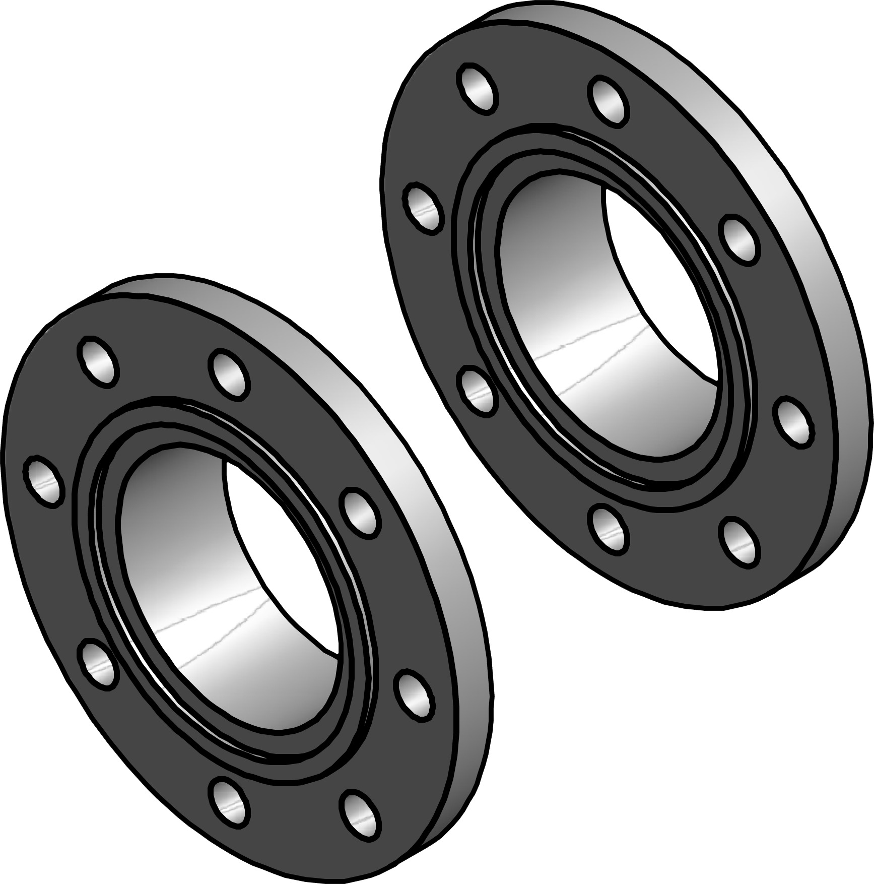 Danfoss Flange set, Flange, 150 mm, Butt weld