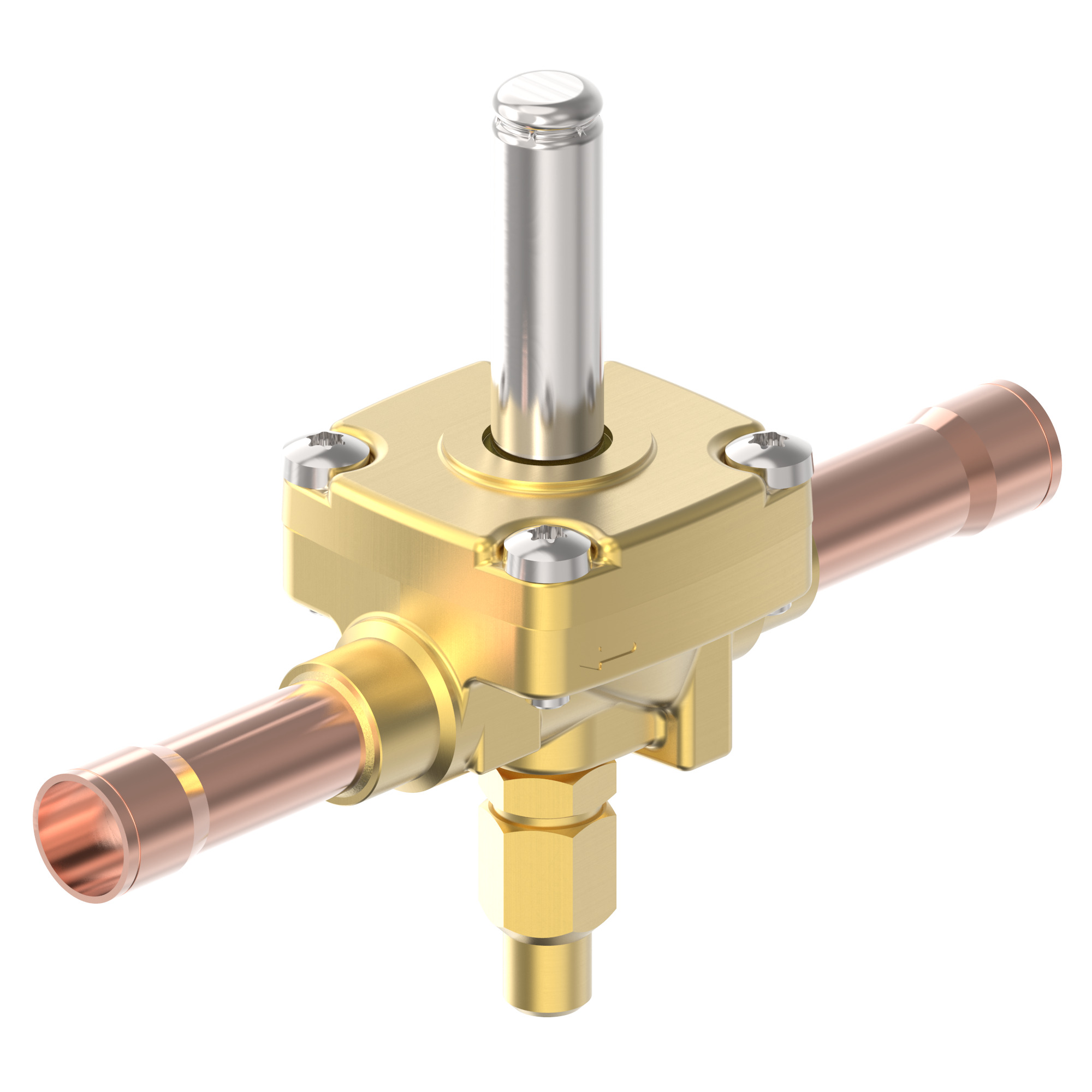 Danfoss Solenoid valve, EVR 15, Solder, ODF, 16 mm, 3.3 m³/h