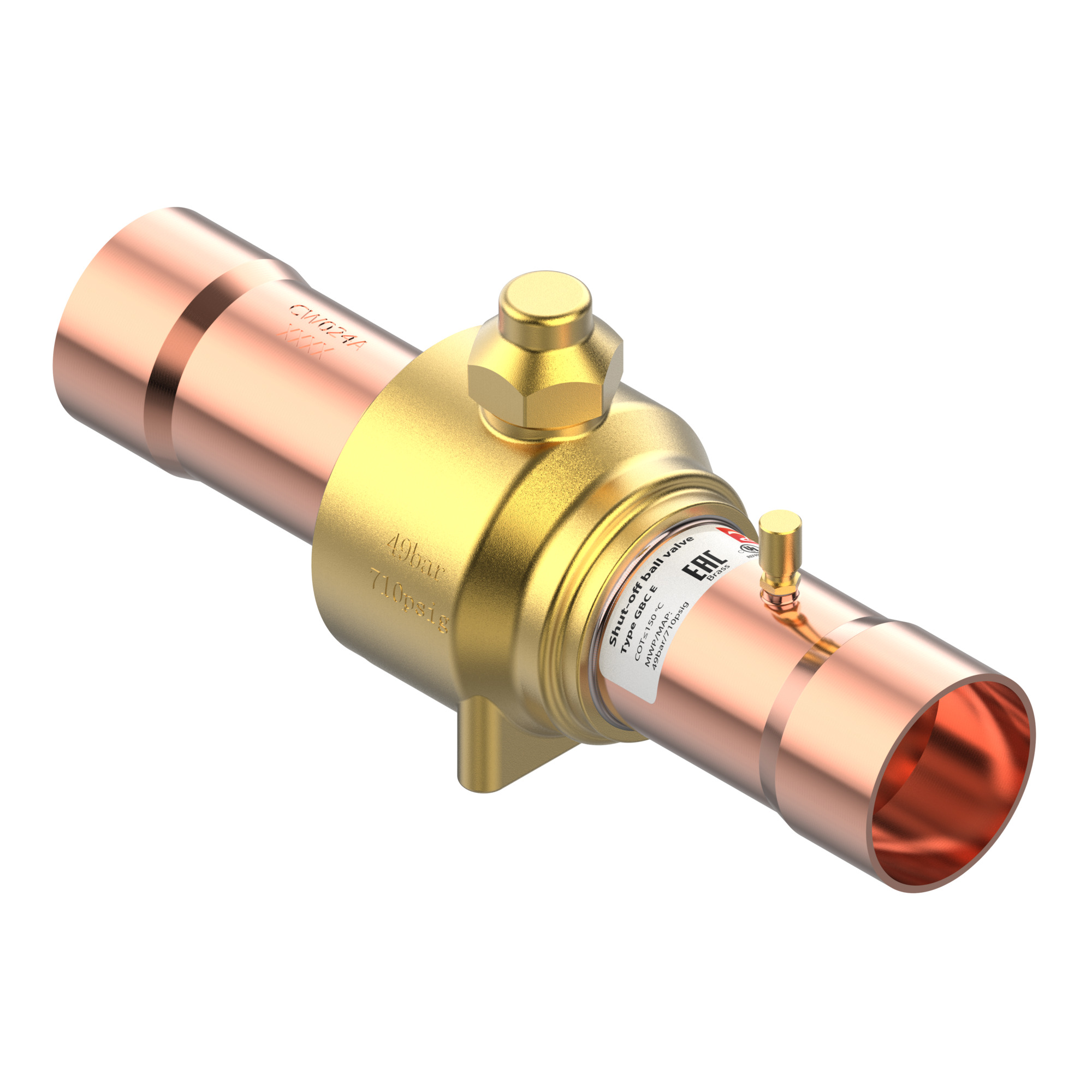 Danfoss Shut-off ball valve, GBC 67s E