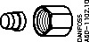 Danfoss Switches accessories, Nut And Ring For Cutt. Ring Coupling Nut/ring