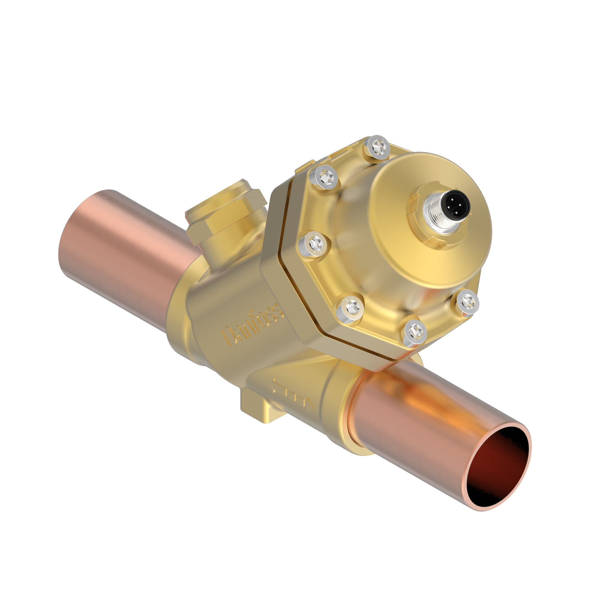Danfoss Electric regulating valve, PTS 18L, Copper