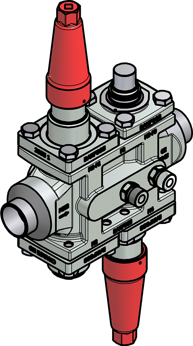Danfoss Valve station, ICF 25-4-14MA, 40 mm