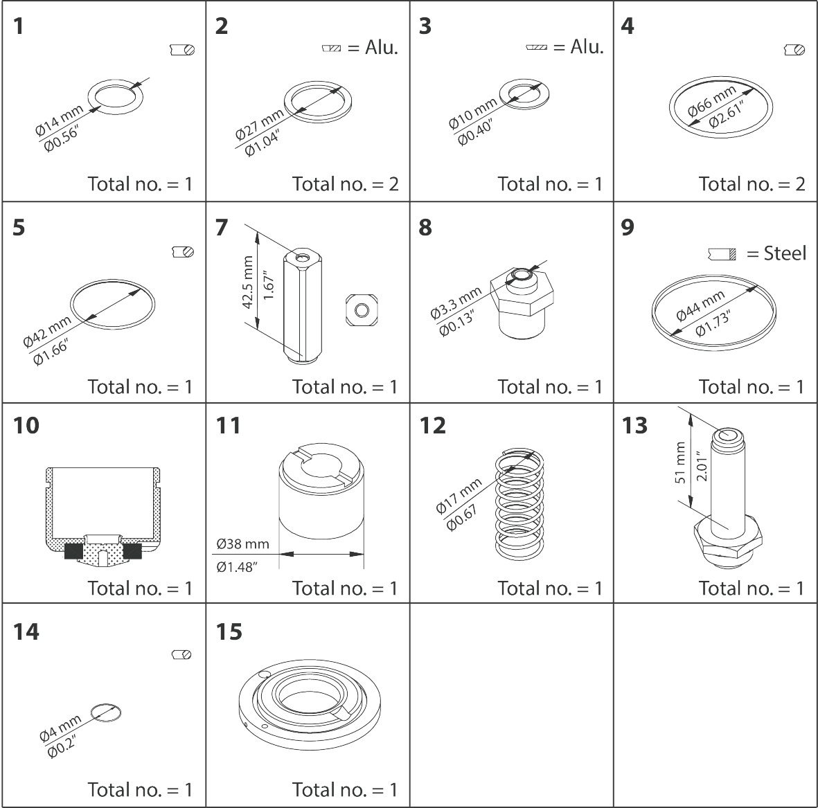 Danfoss Overhaul kit