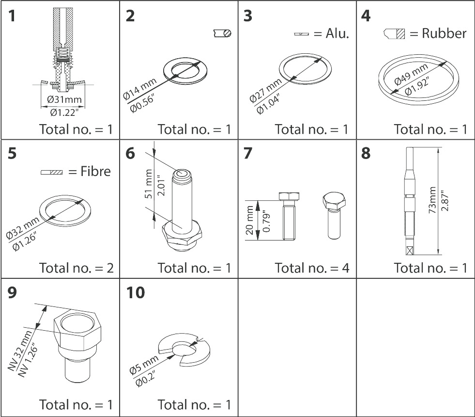 Danfoss Overhaul kit