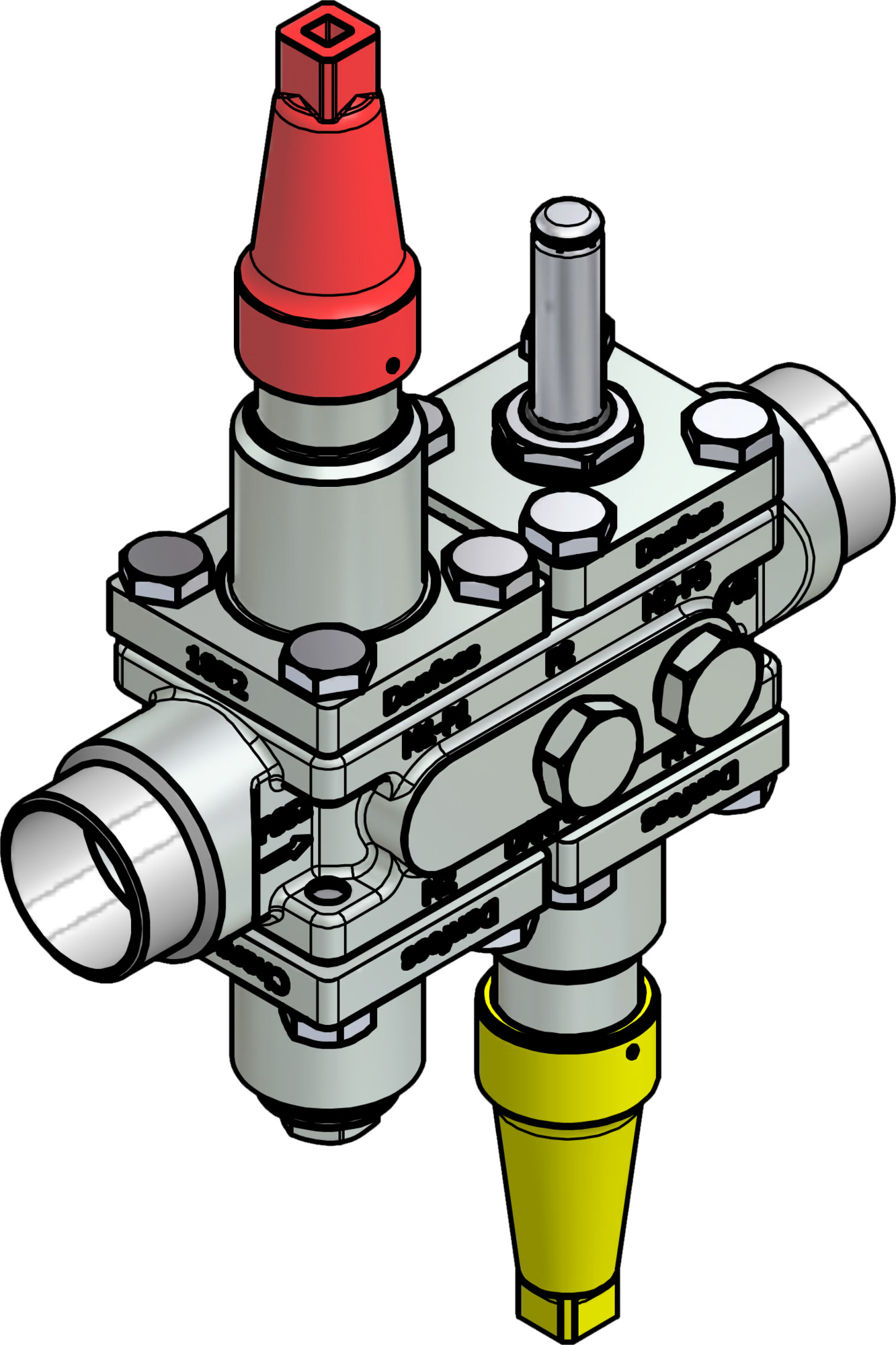 Danfoss Valve station, ICF 20-4-10RA, 32 mm