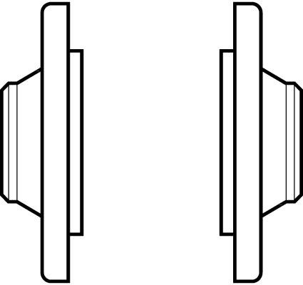 Danfoss Flange set, Flange, 65 mm, G