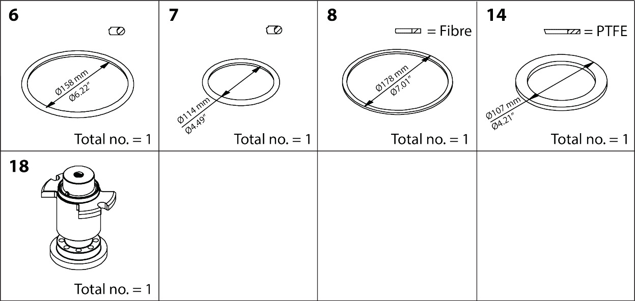 Danfoss Repair kit, Maintenance set B