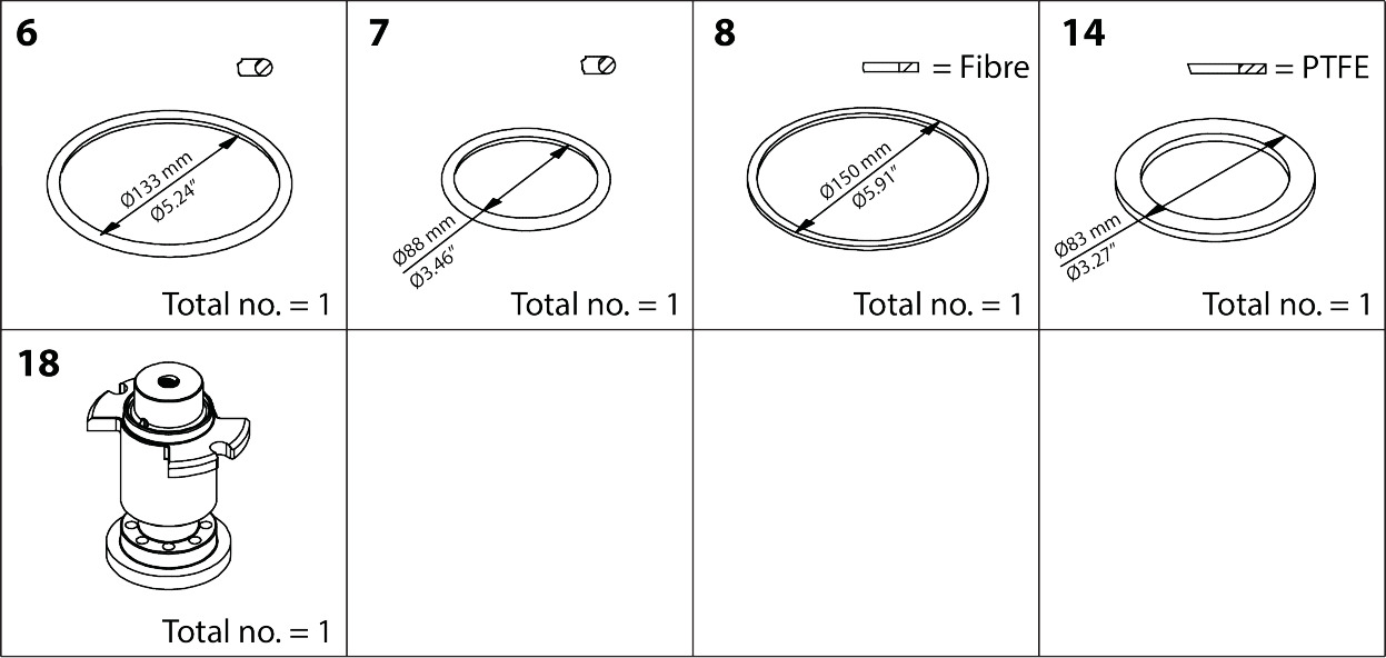Danfoss Repair kit, Maintenance set B