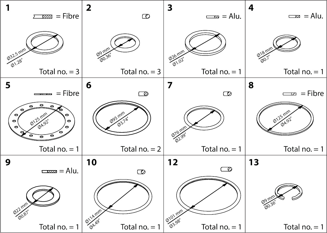 Danfoss Inspection kit, Inspection kit
