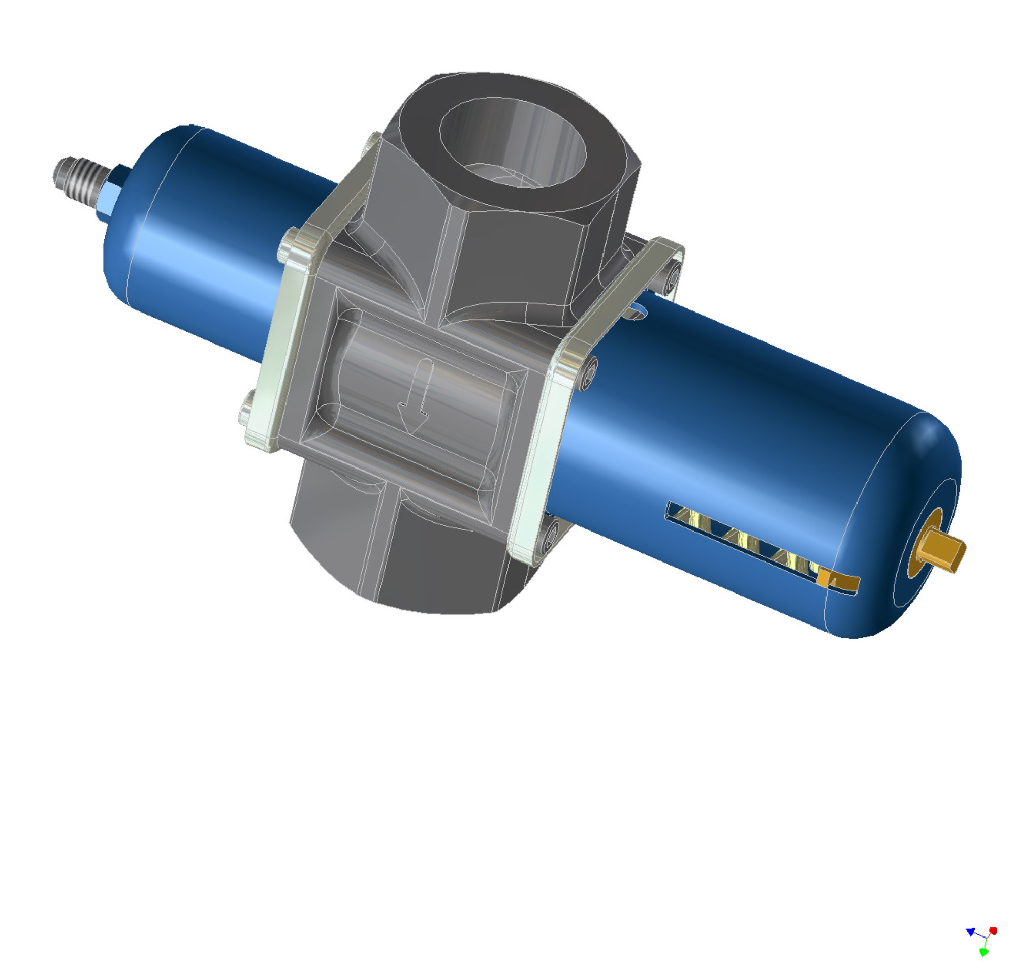 Danfoss Pressure operated water valve, WVFX 32, 4 bar - 17 bar, 11 m³/h
