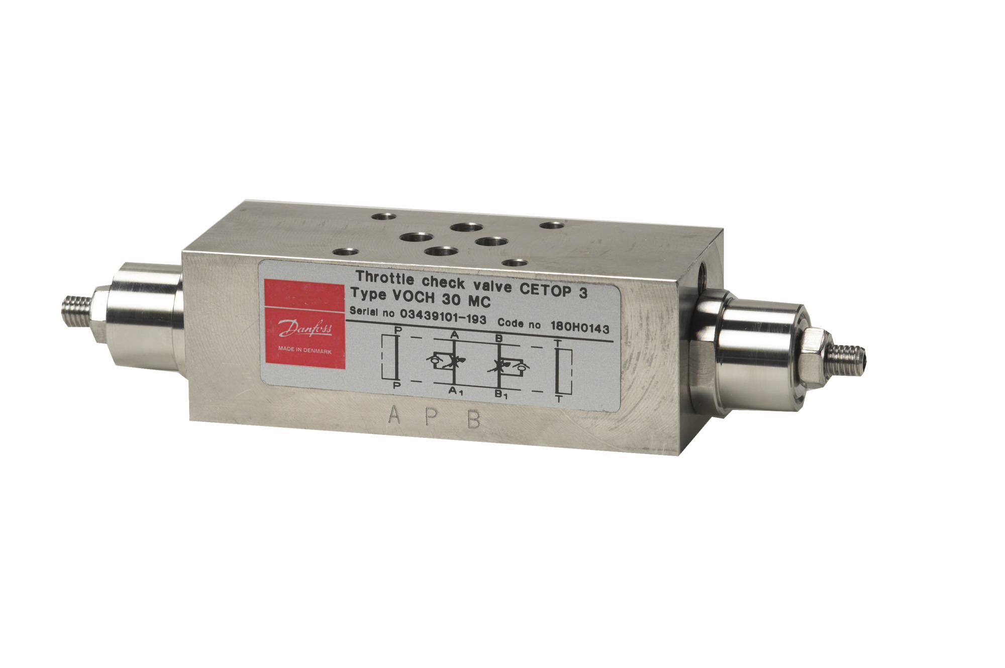 Danfoss Manually operated valves, VOCH 30 MC