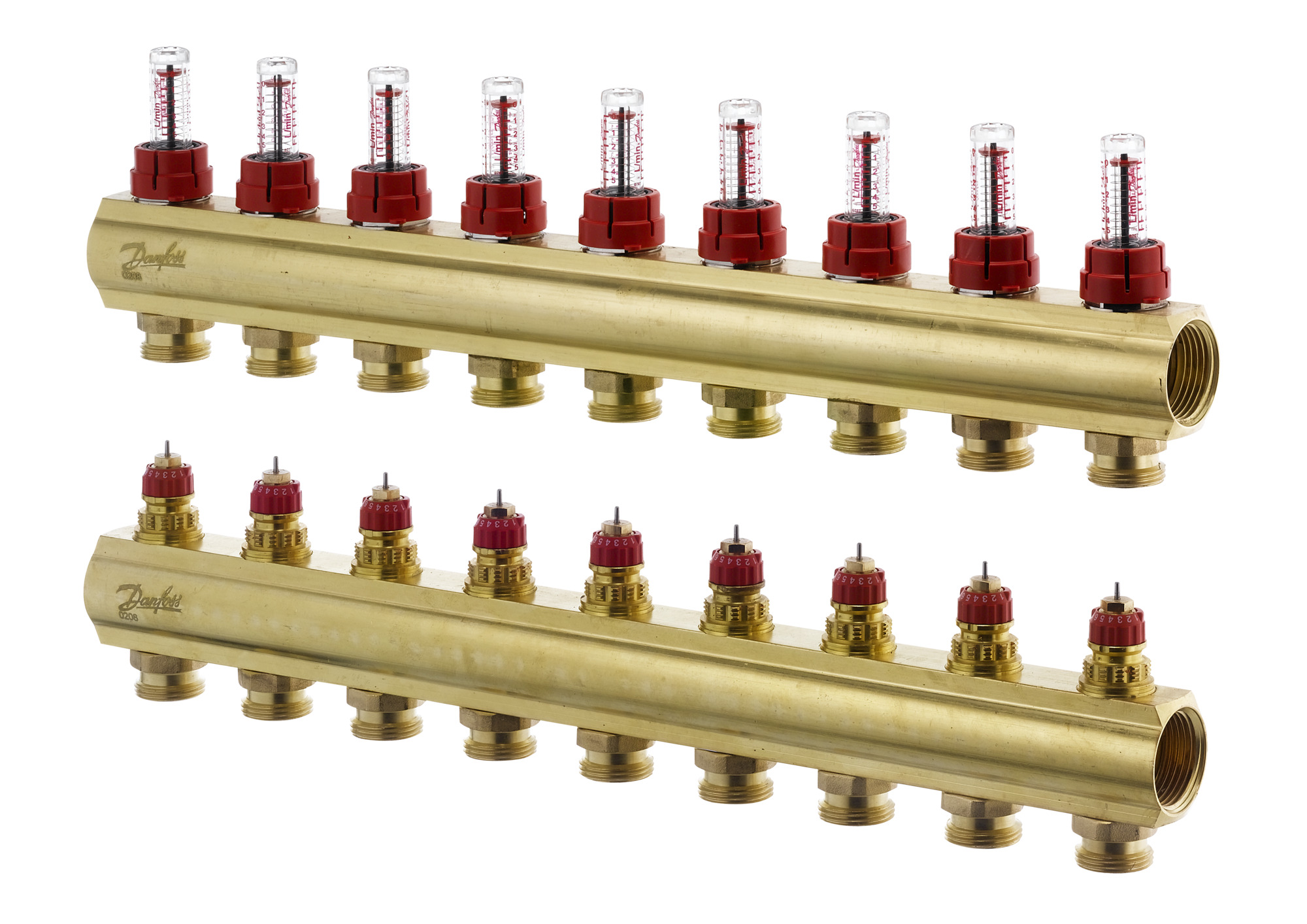 Danfoss Manifold FHF-F, BRASS||BRASS