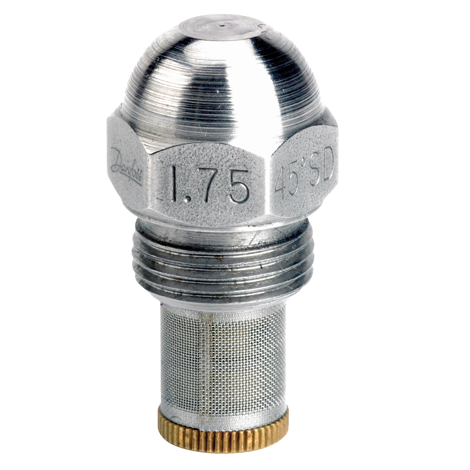 Danfoss Oil Nozzles, SD, 2.5 gal/h, 9.55 kg/h, 60 °, Solid