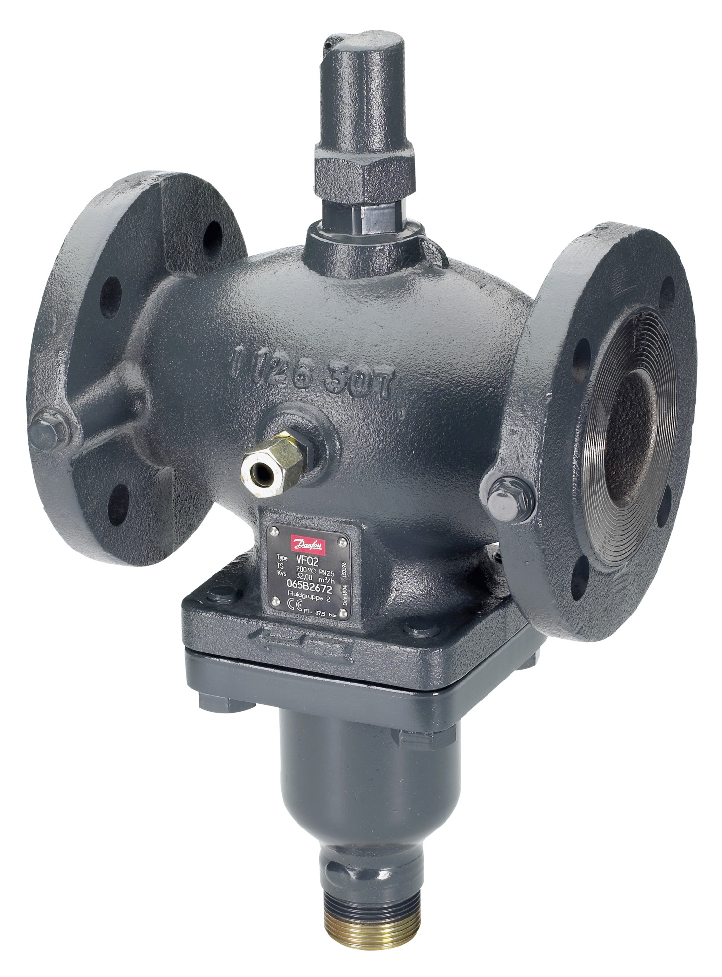 Danfoss VFQ 2, PN 16, DN 100, 125 m³/h, Flange