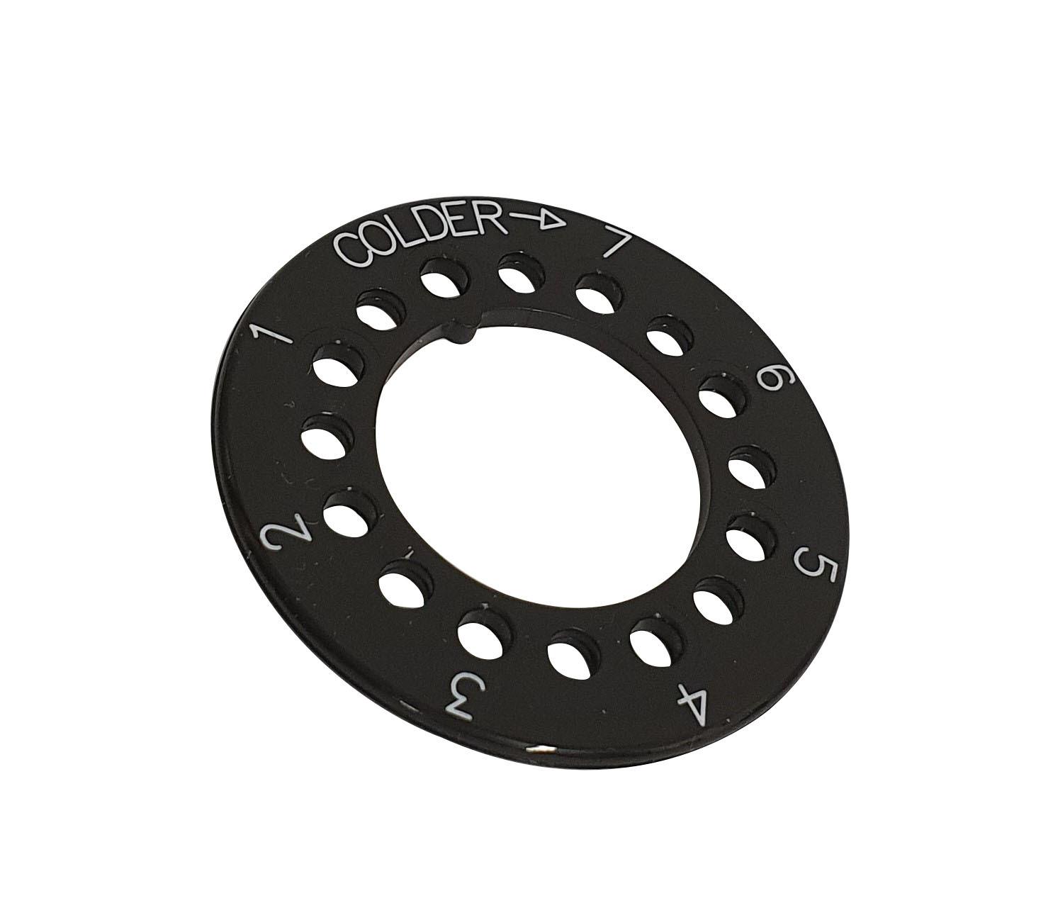 Danfoss Washer, black, White print 0-7, Thermostat accessory