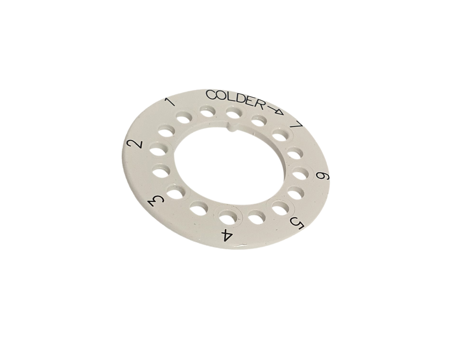 Danfoss Washer, white, Black print 0-7, Thermostat accessory