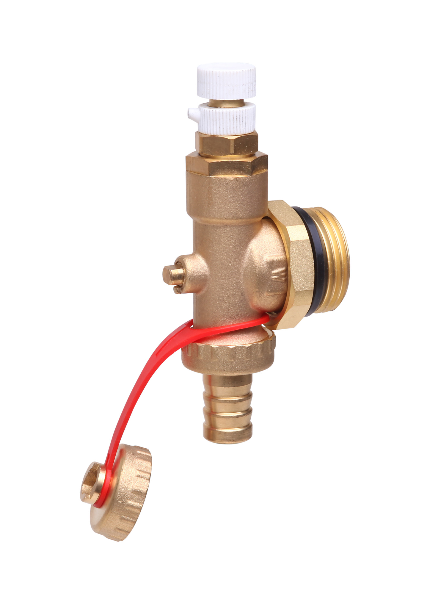 Danfoss Manual air vent with three way ball valve