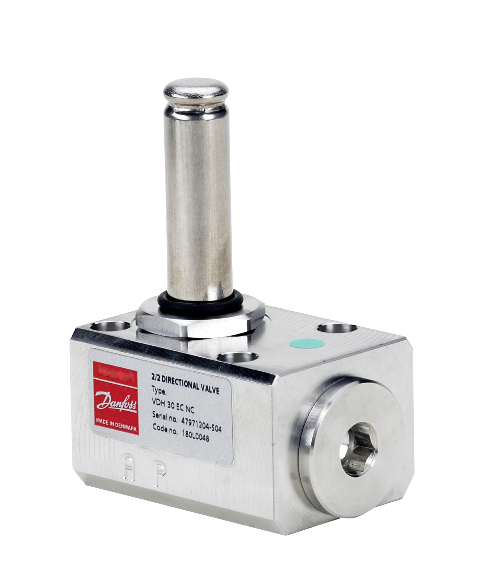 Danfoss Solenoid operated valves, VDH 30 EC NC, Hydraulic