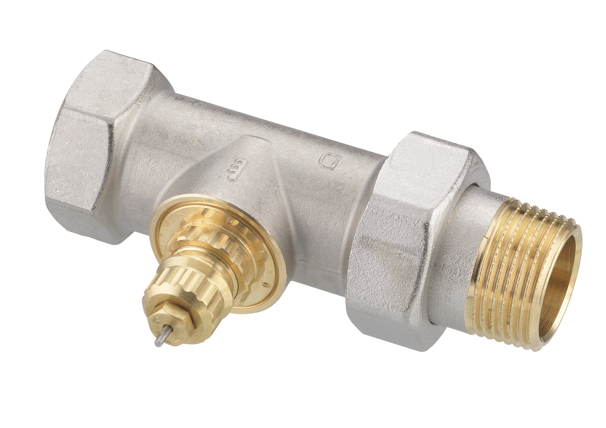Danfoss Radiator Valves, RA-G, High flow, DN 25, Straight, D