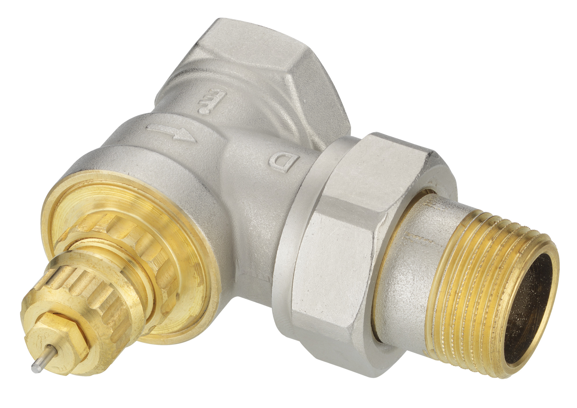 Danfoss Radiator Valves, RA-G, High flow, DN 20, Angle, D