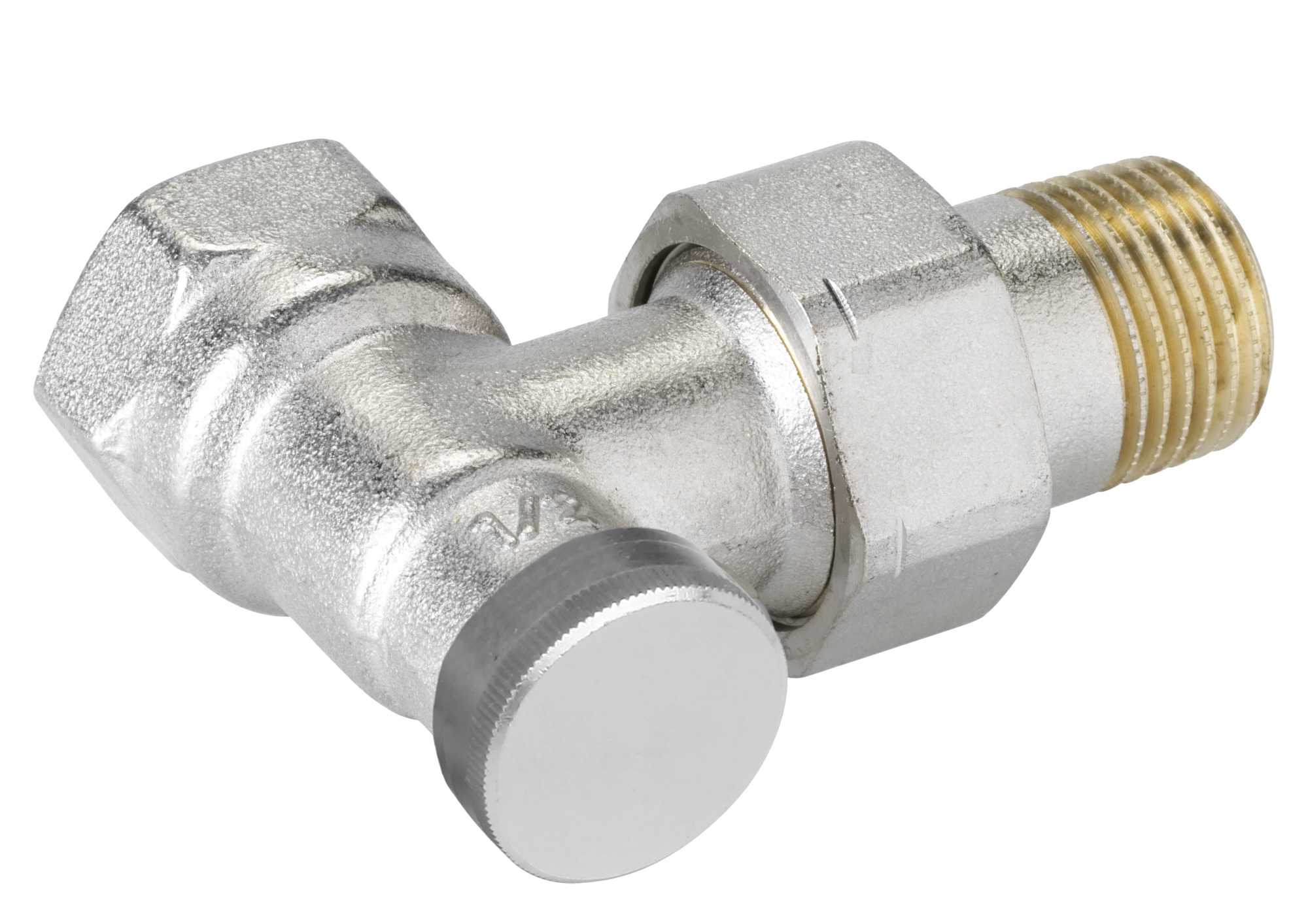 Danfoss Lockshield Valves, RLV-S, DN 15, Angle, Metric thread, Internal thread
