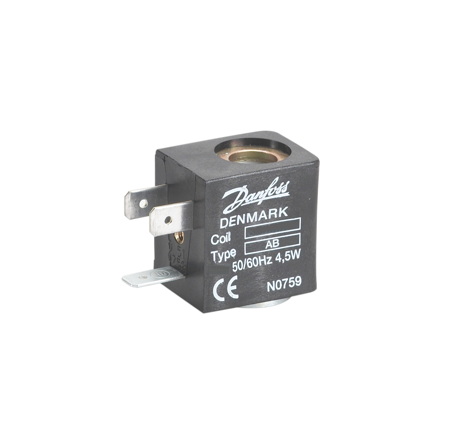 Danfoss Solenoid coil, AB012D, DIN Spade