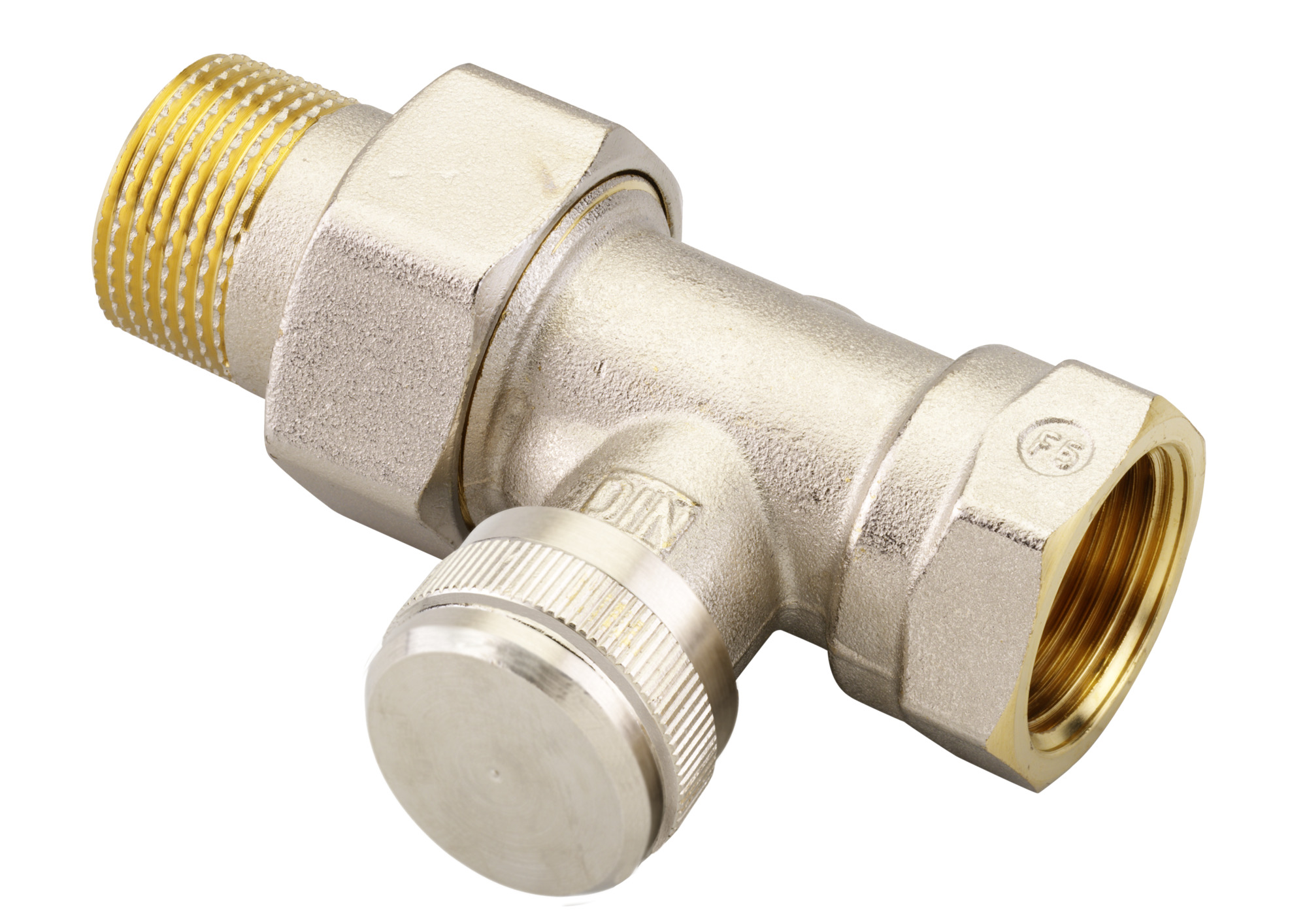 Danfoss Lockshield Valves, RLV, DN 20, Straight, Standard, Internal thread