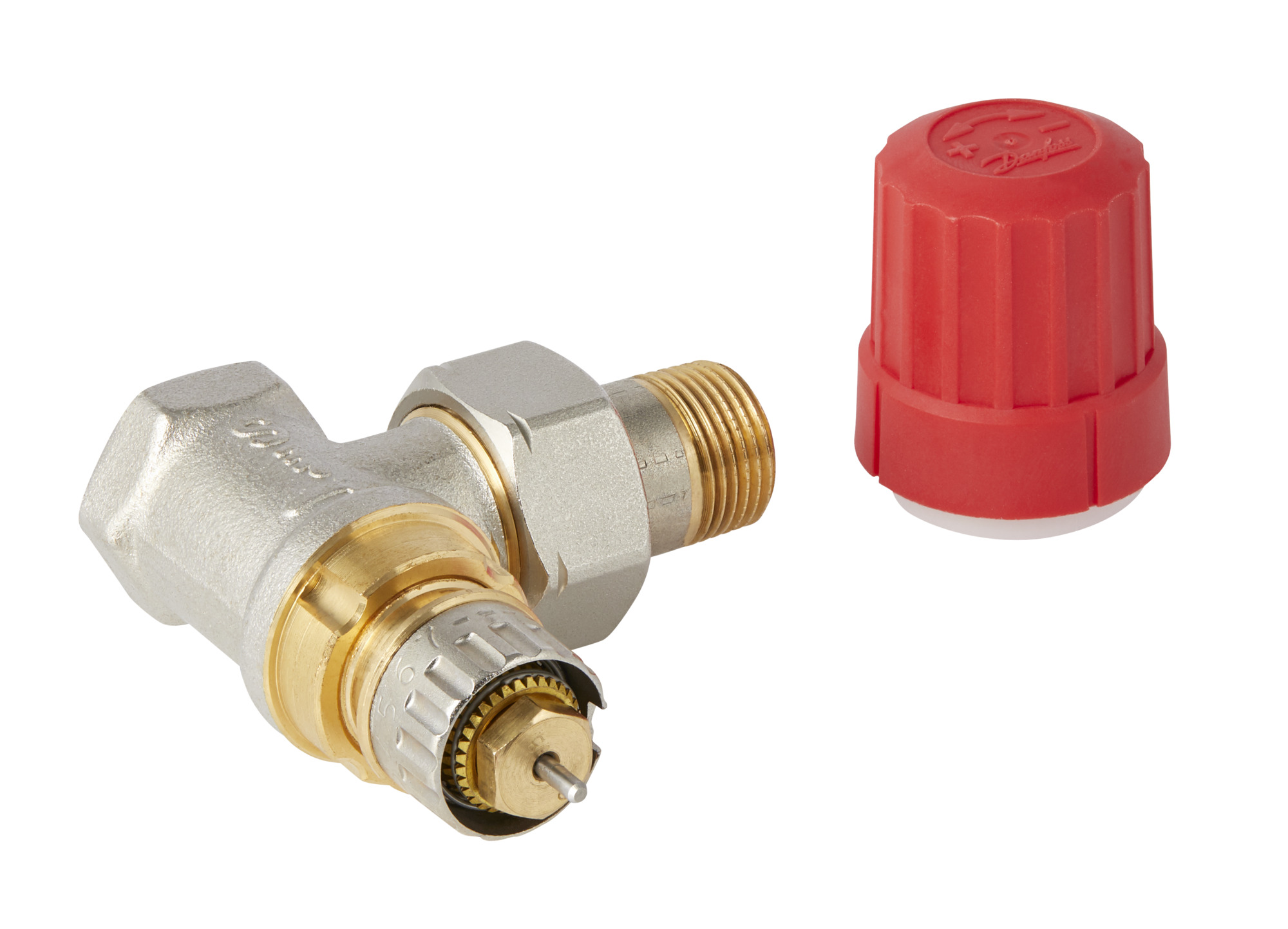 Danfoss Radiator Valves, RA-N, Normal flow, DN 10, Angle, S