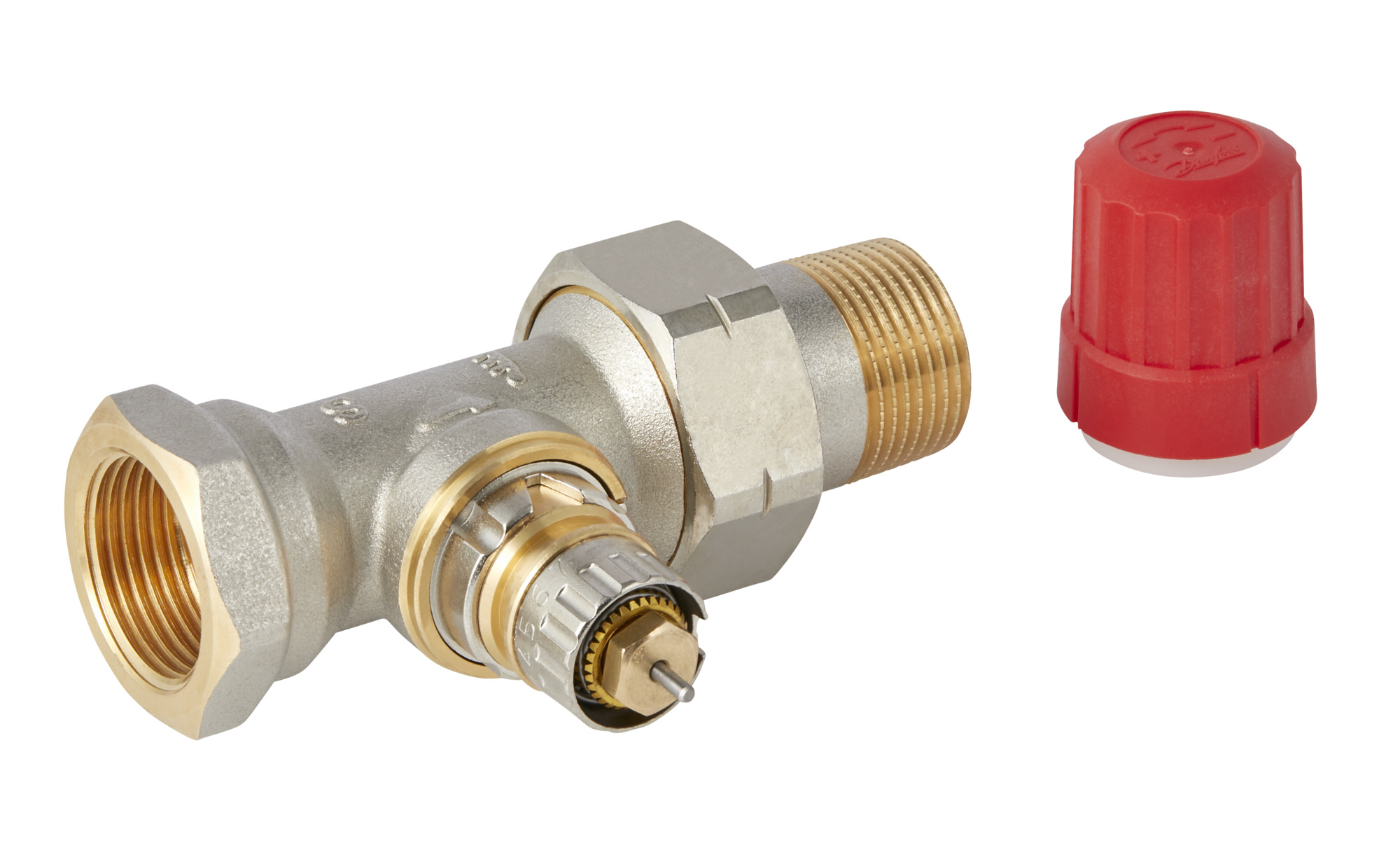 Danfoss Radiator Valves, RA-N, Normal flow, DN 20, Straight, S