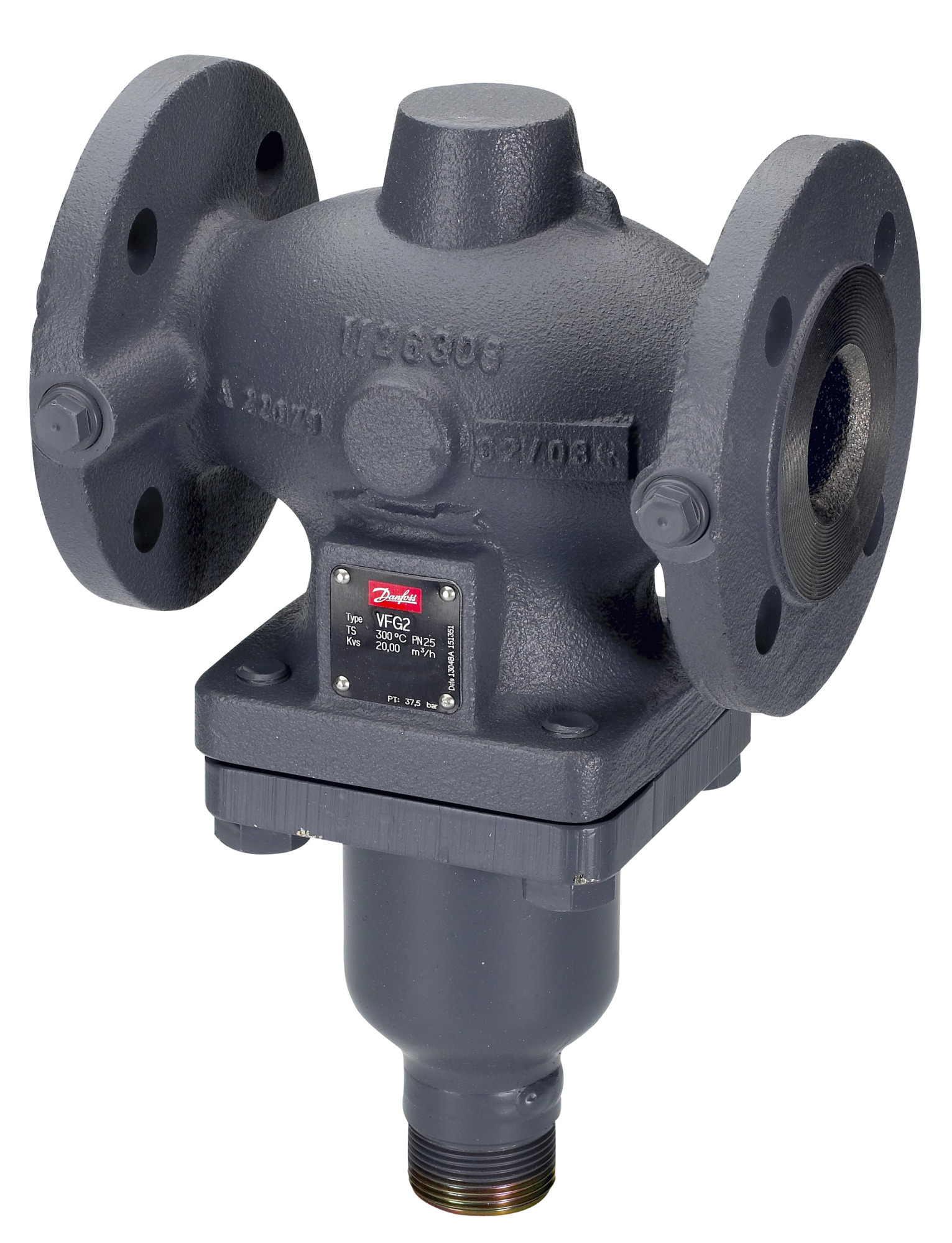 Danfoss VFGS 2, PN 16, DN 100, 125 m³/h, Flange