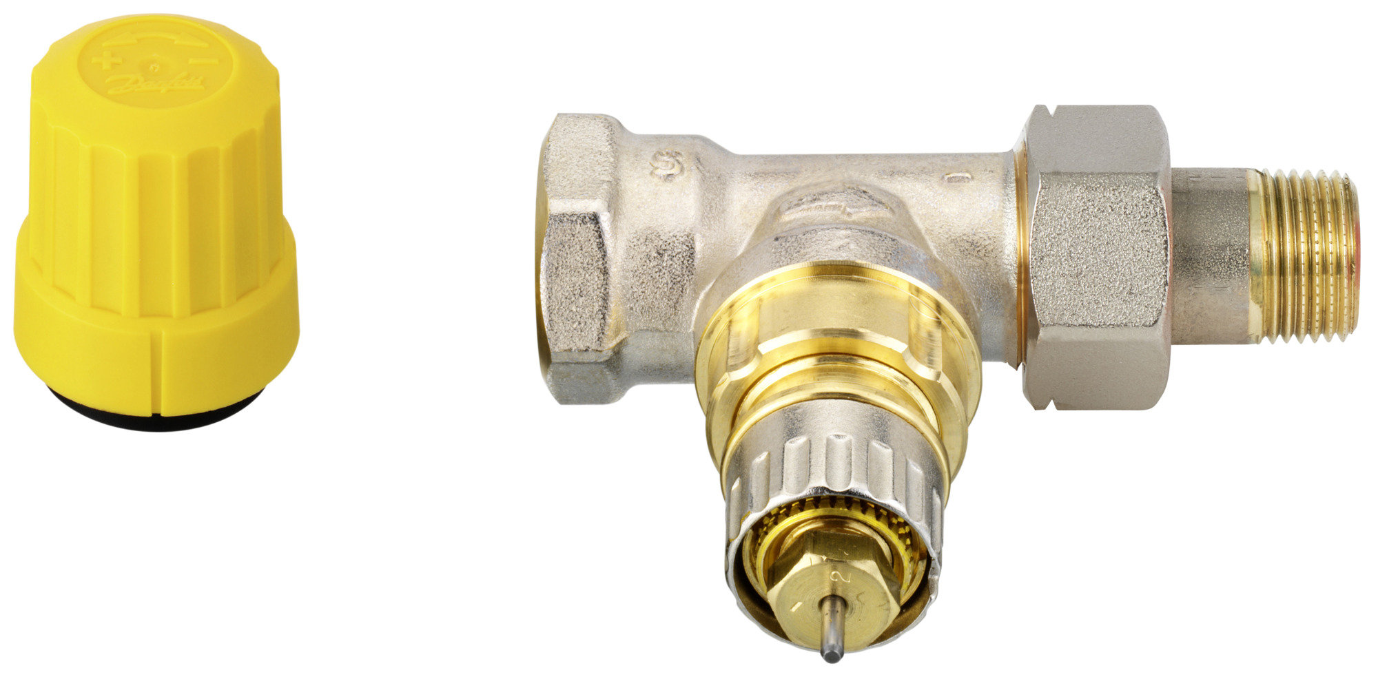 Danfoss Radiator Valves, RA-U, Low flow, DN 10, Straight, S