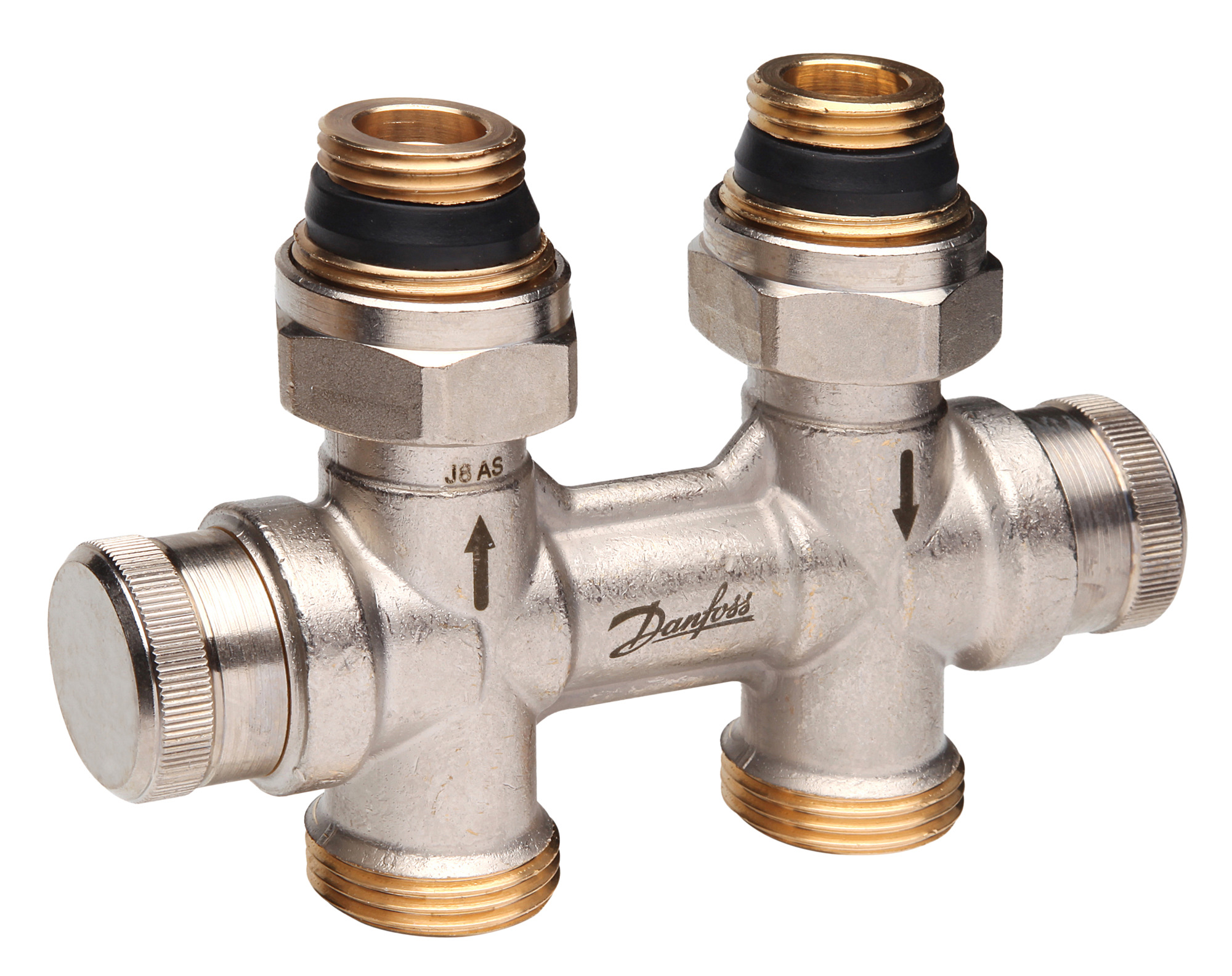 Danfoss H-piece valves, RLV-KDV, 15, Straight